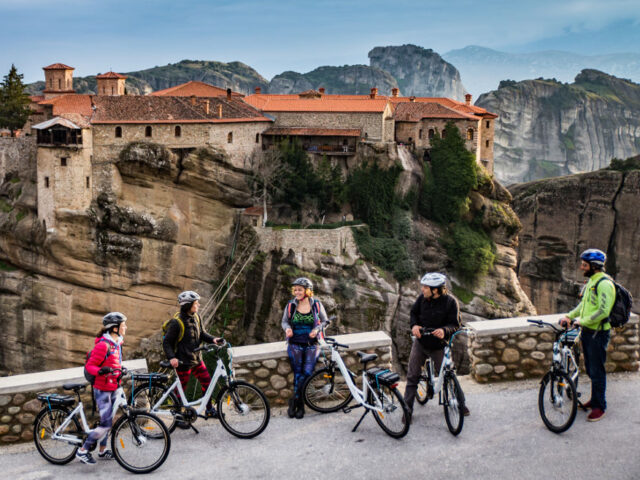 Morning monastery e-bike tour